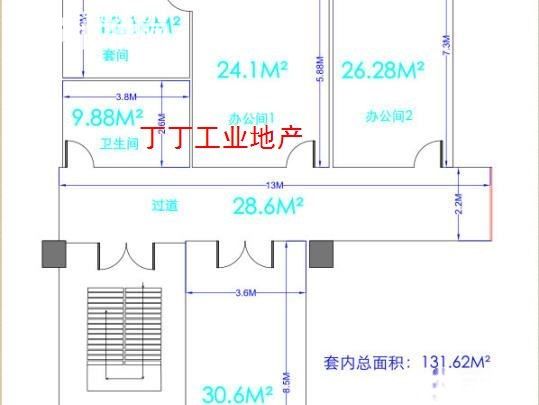 高新区创业研发园园理工大科技园135平简装修-图5